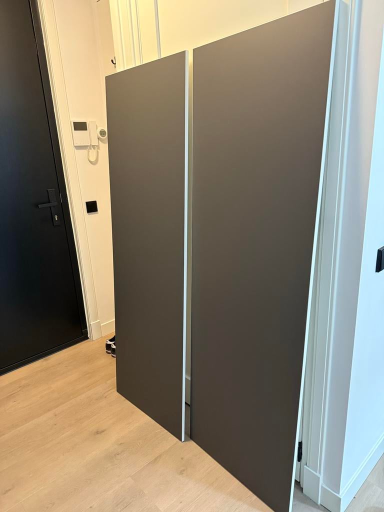 IKEA Skatval deur 60x180 cm donkergrijs (2x), Ophalen, 50 tot 100 cm, Zo goed als nieuw, 150 tot 200 cm