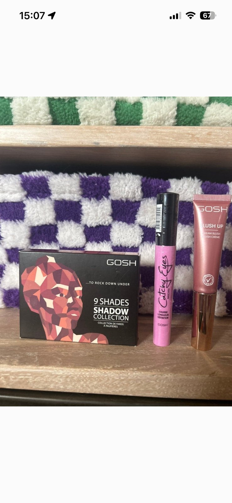 Gosh make up set oogschaduw, mascara en blush, Verzenden, Nieuw, Overige kleuren