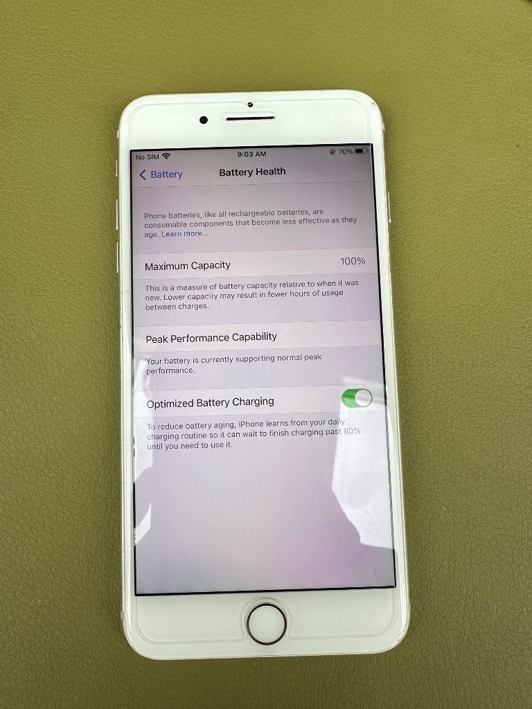 Iphone 8 Plus met nieuwe batterij, Ophalen, Gebruikt, IPhone 8 Plus, Wit
