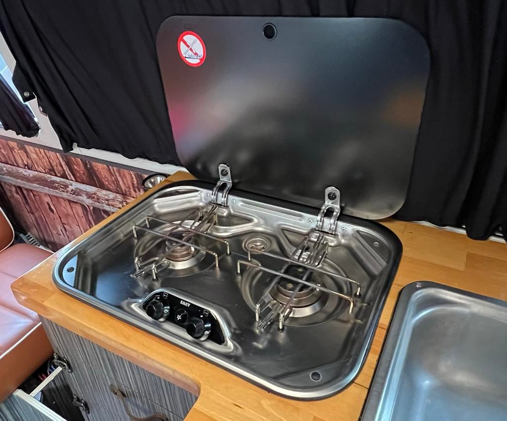 Smev 2-pits gaskookplaat voor camper/caravan, Caravans en Kamperen, Ophalen of Verzenden, Zo goed als nieuw