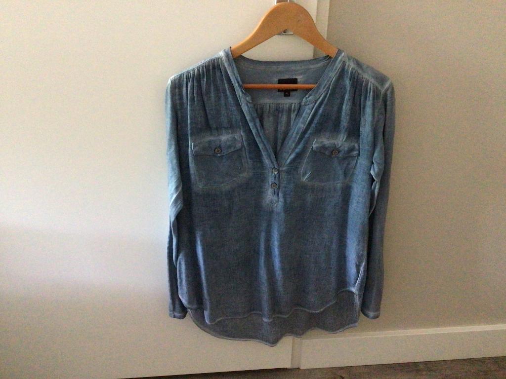 Blouse No Gu maat m, Kleding | Dames, Maat 38/40 (M), Blauw, Ophalen of Verzenden, Gedragen