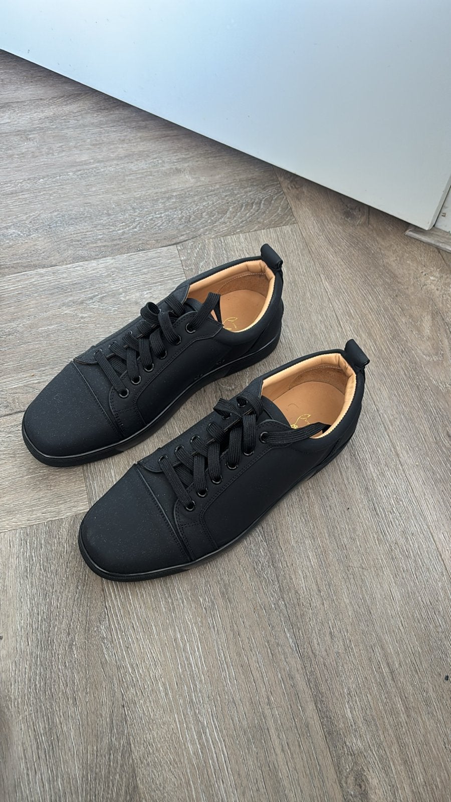 Christian Louboutin Sneakers Zwart Maat 42, Zwart, Ophalen of Verzenden, Sneakers of Gympen, Zo goed als nieuw