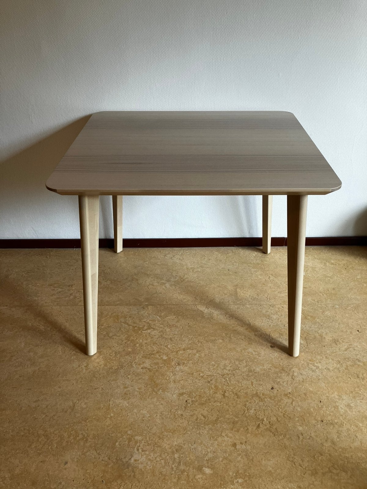 Tafel: Ikea LISABO, Ophalen, Scandinavisch, Zo goed als nieuw, 75 cm of meer