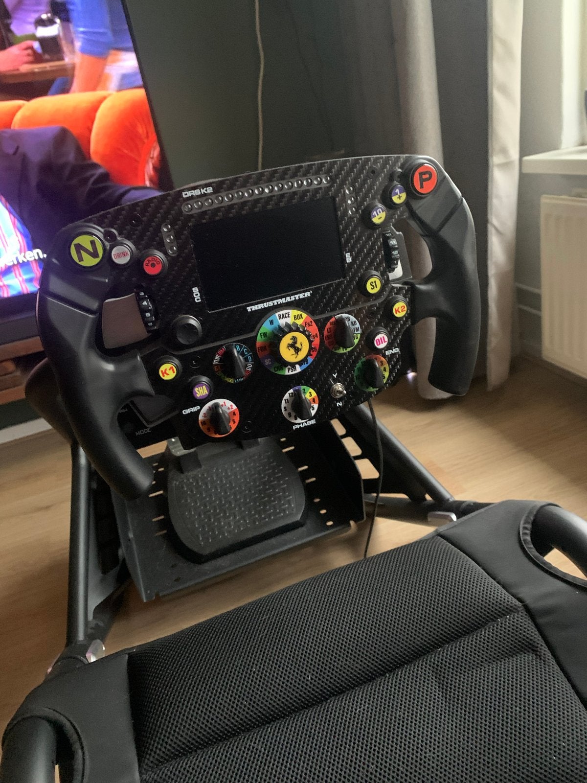 Playseat Trophy + Thrustmaster T300RS en SF1000 add-on, Ophalen, Overige merken, Gebruikt