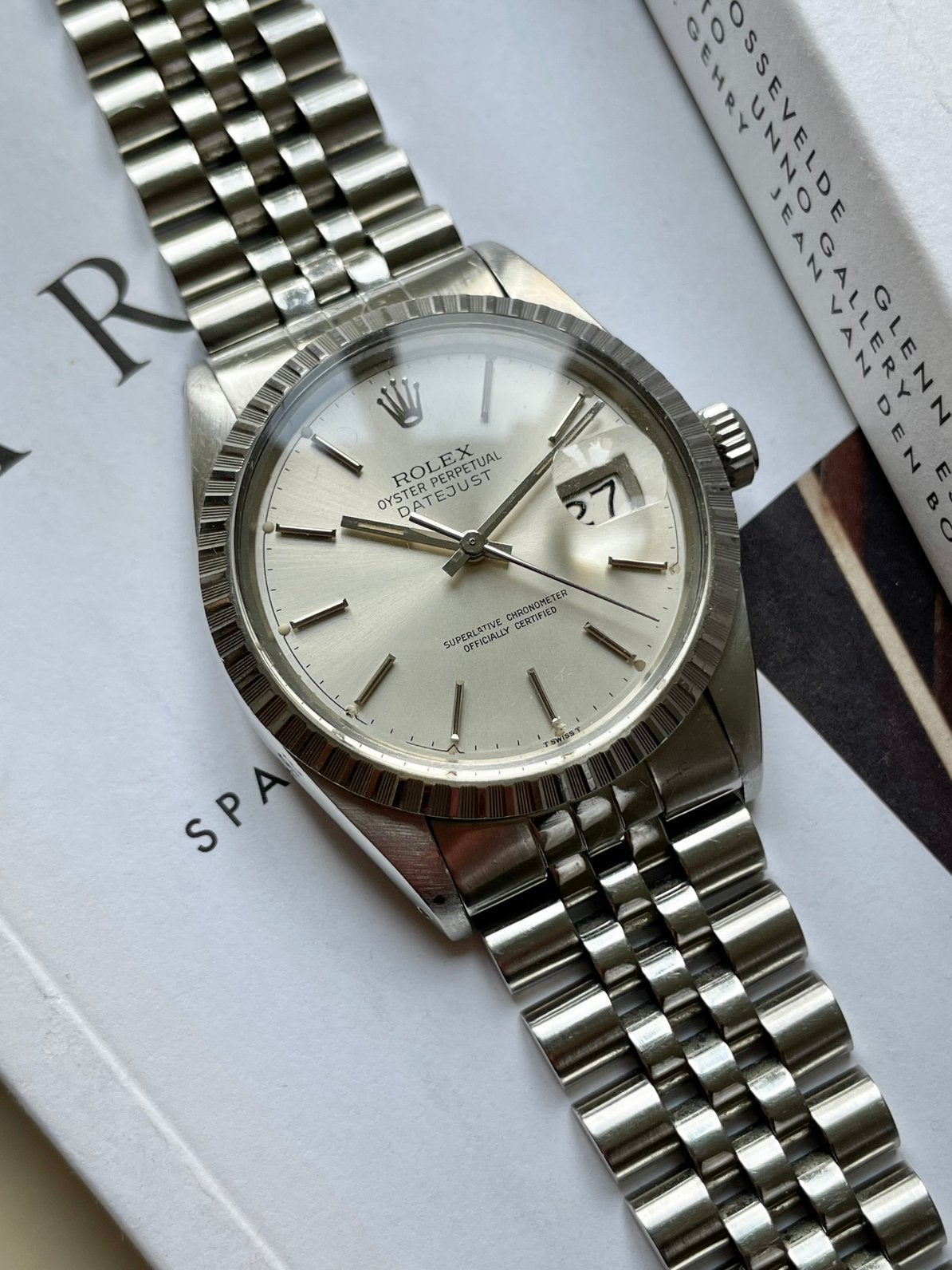 Rolex Datejust ref.16000 - 1981, Ophalen, Staal, Polshorloge, Zo goed als nieuw