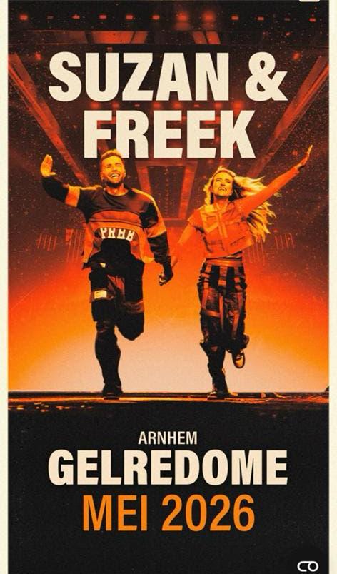 Suzan & Freek Ticket 30 mei - zitplaats zilver, Tickets en Kaartjes, Concerten | Nederlandstalig, Eén persoon, Mei, Rock