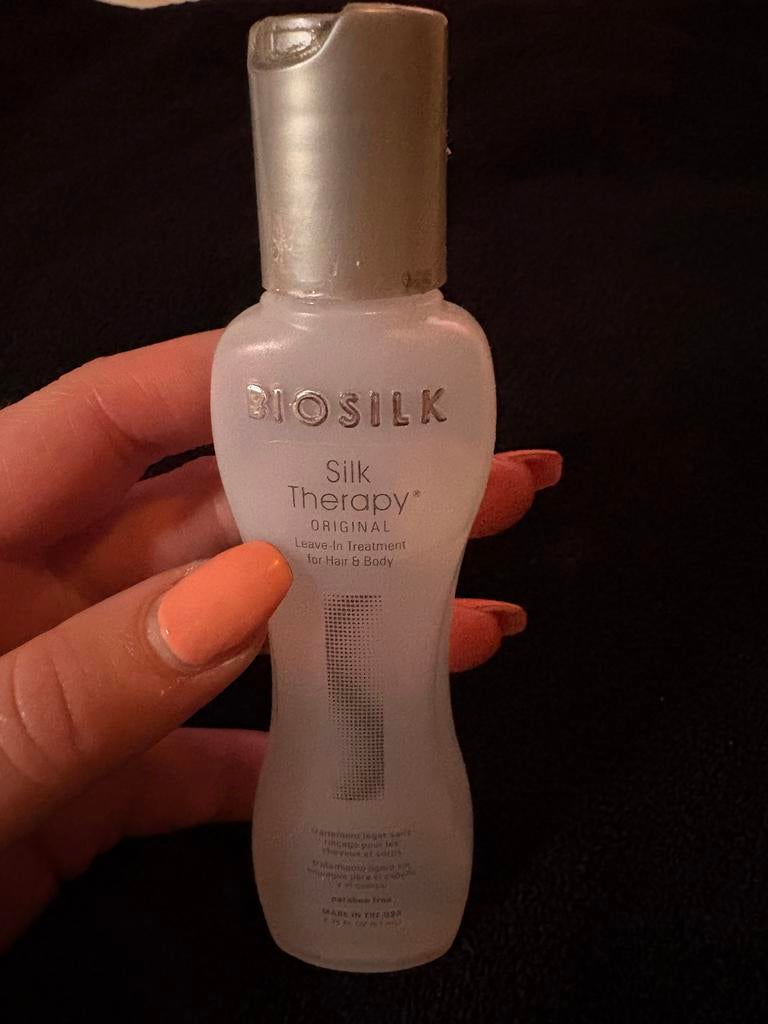 Biosilk Silk Therapy Original haarolie 67 ml, Ophalen of Verzenden, Gebruikt, Haarverzorger of -hersteller