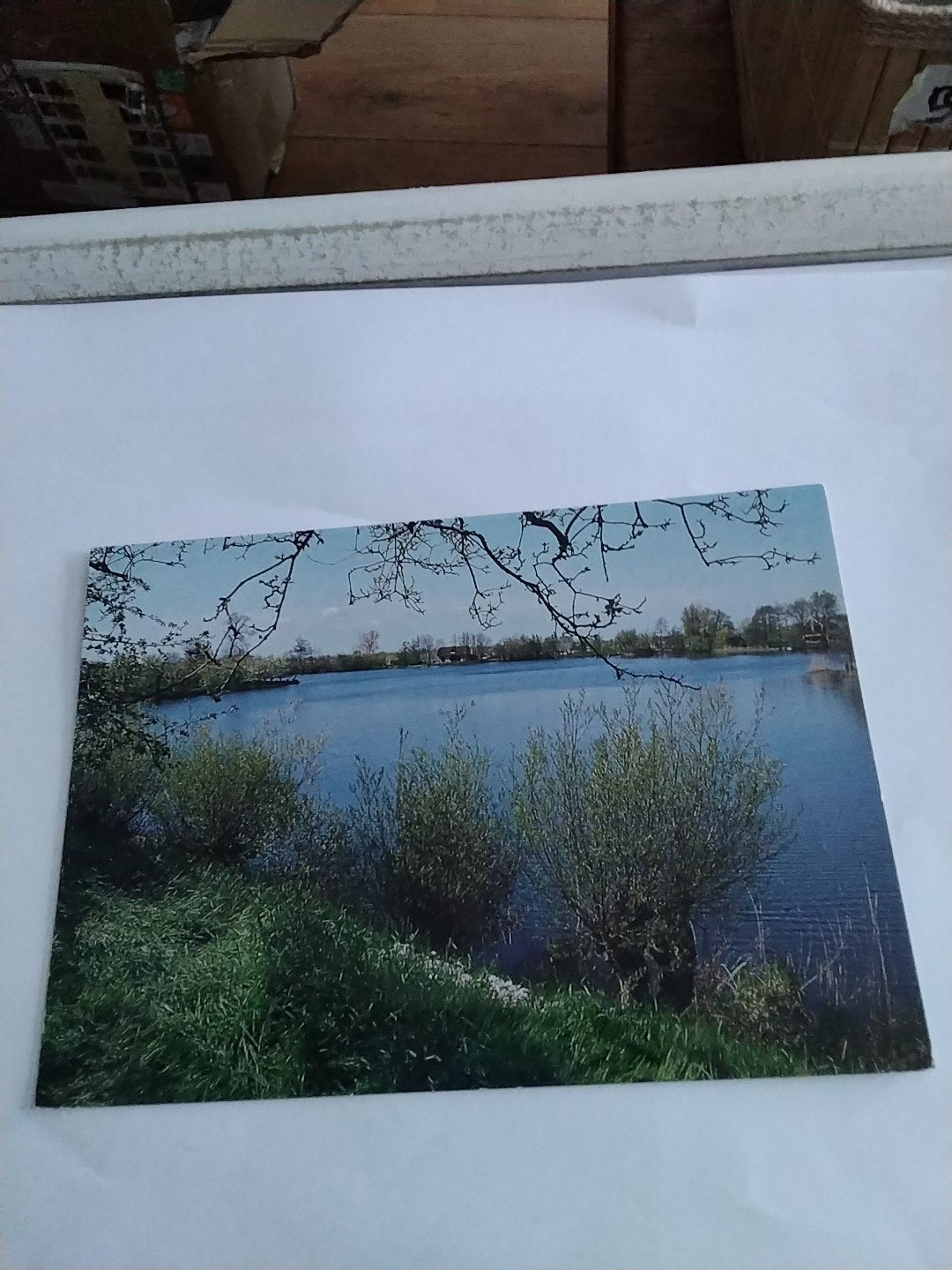 Oude ansichtkaart Schoonrewoerd - De Kruithofwiel 1987, Verzamelen, Ophalen of Verzenden