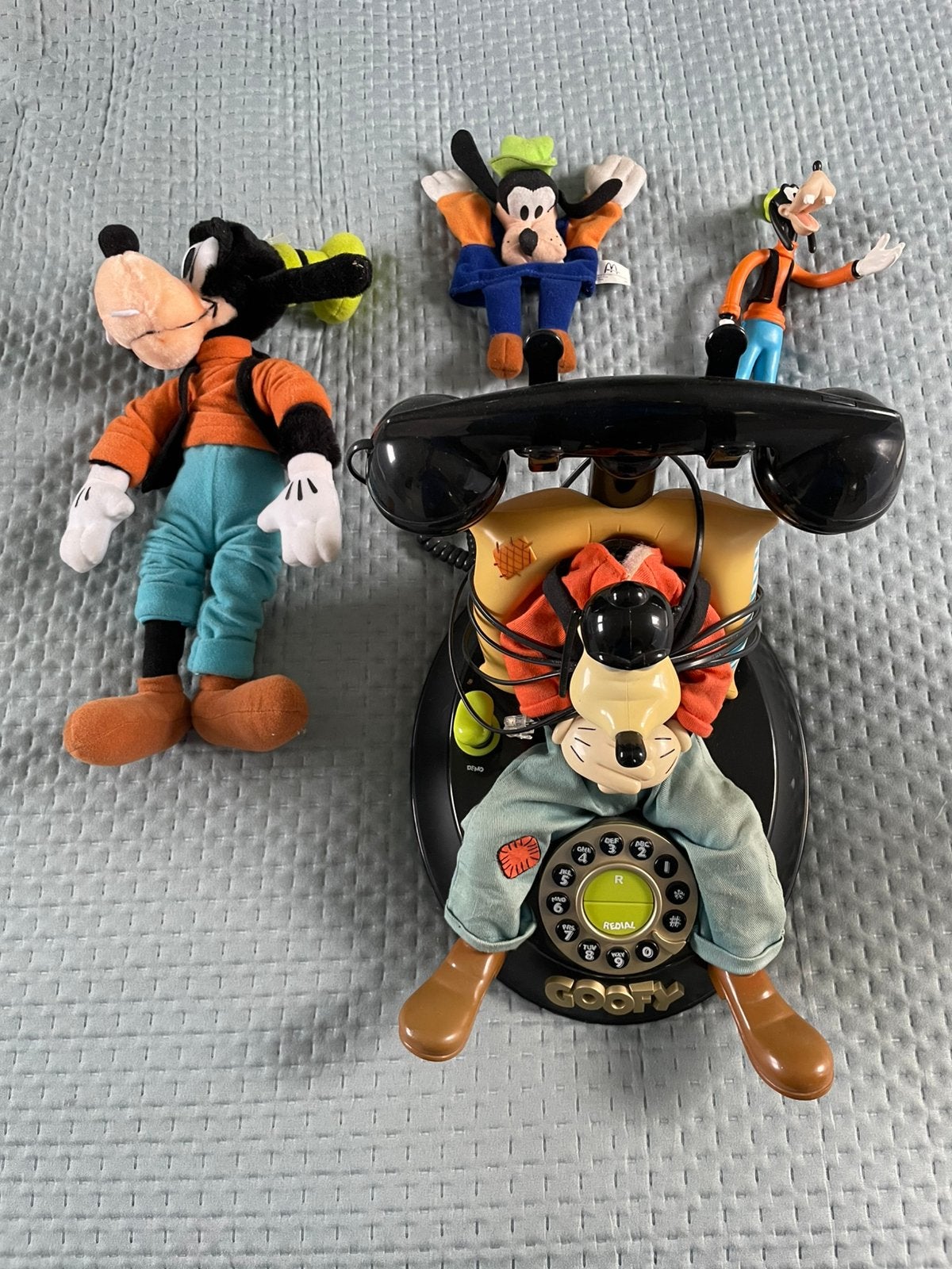 GOOFY telefoon met Goofy verzameling, Ophalen of Verzenden, Goofy of Pluto, Zo goed als nieuw, Beeldje of Figuurtje