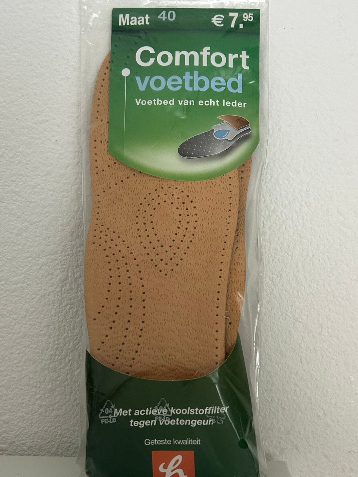 Inlegzool comfort mt 40, Beige, Overige typen, Nieuw, Ophalen of Verzenden