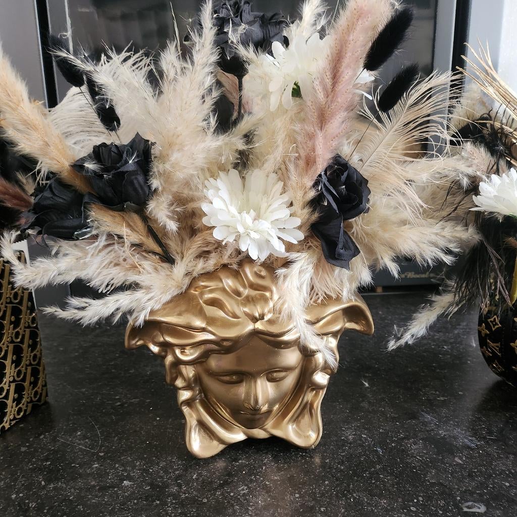 Vazen deco lv dio vers, Huis en Inrichting, Woonaccessoires | Droogbloemen, Ophalen of Verzenden, Nieuw