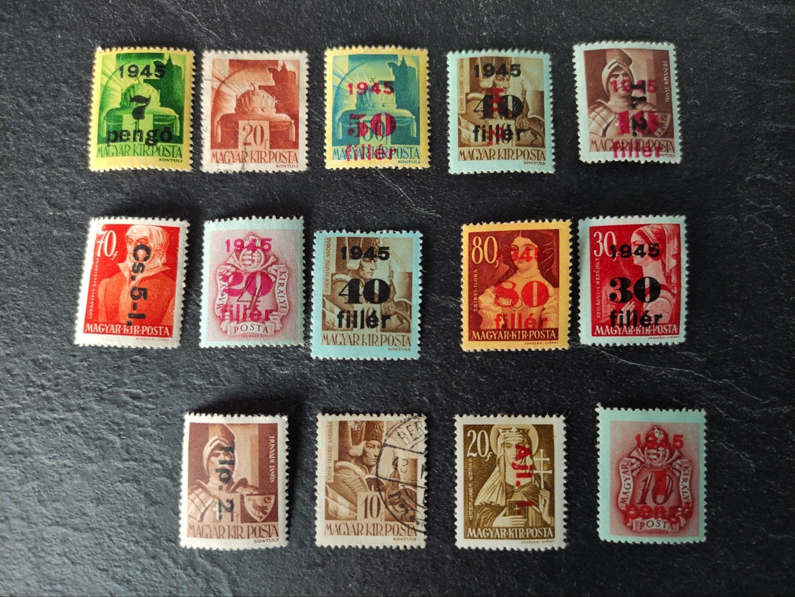 Postzegels uit WW2, Verzamelen, Ophalen of Verzenden