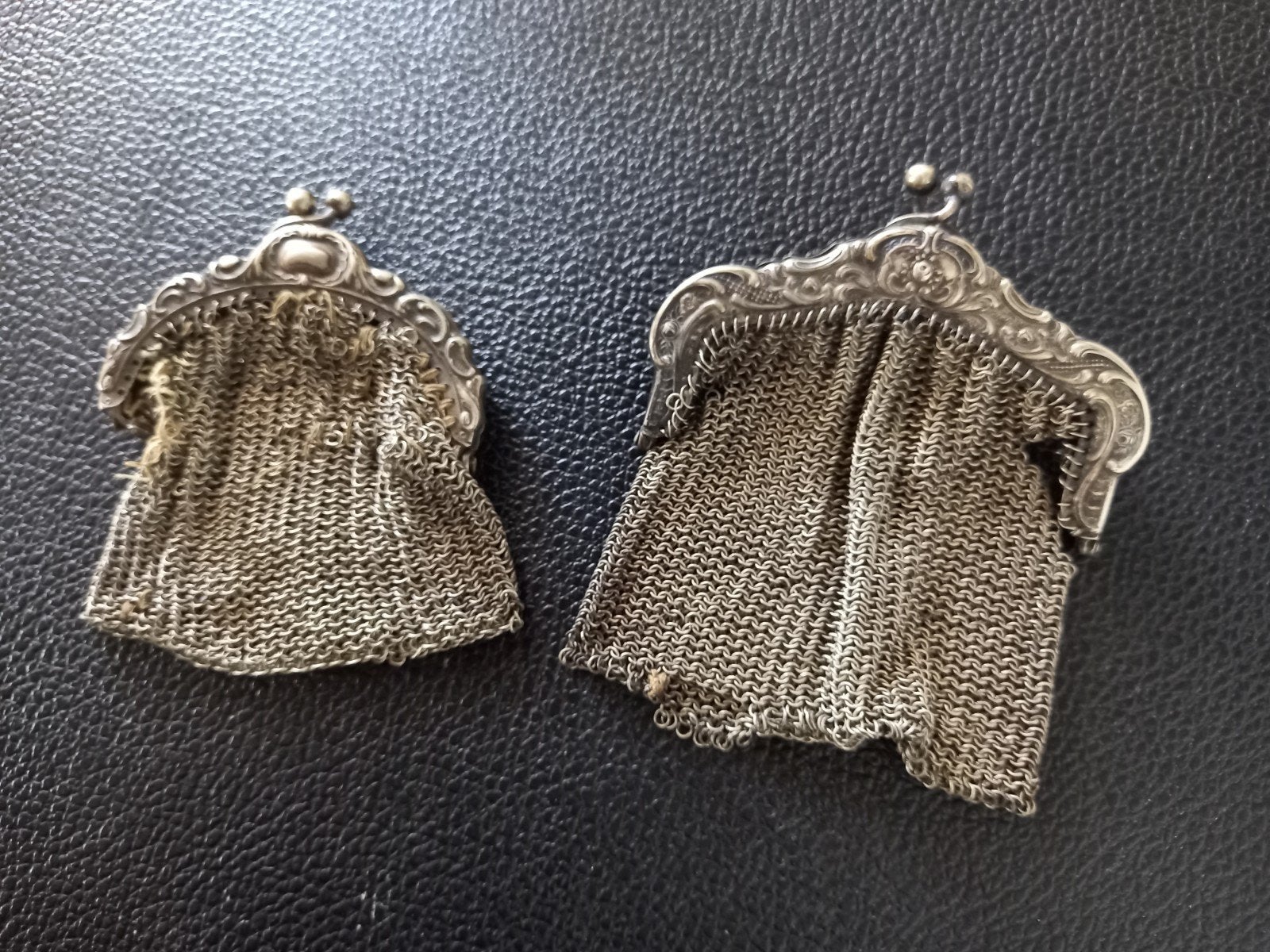 2 zilveren hang beursjes, Ophalen of Verzenden, Zilver