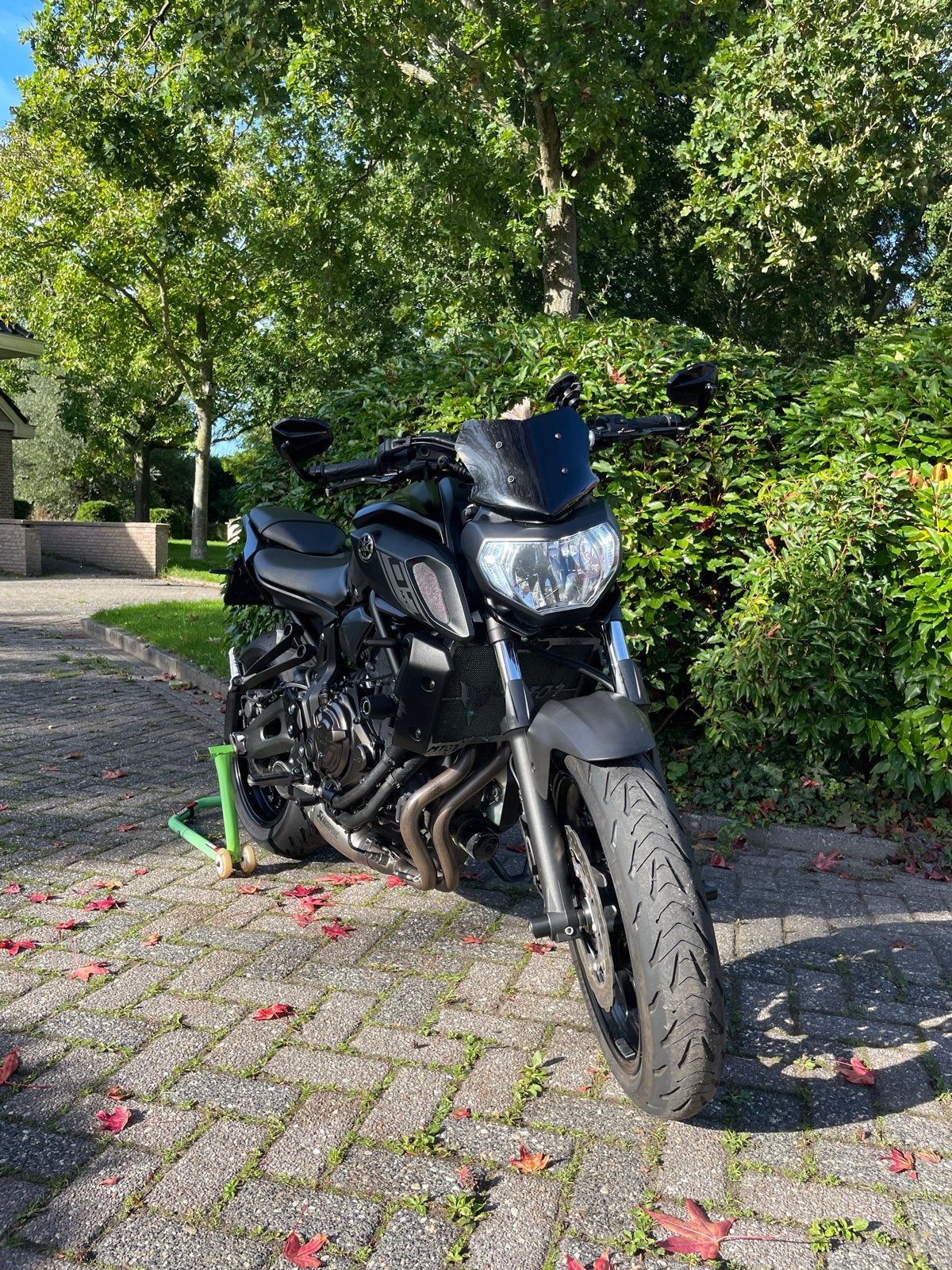 Yamaha MT-07 Tech Black_2019_Akrapovič_Quickshifter_Tuning, Motoren, 700 cc, 2 cilinders, Gebruikt, Particulier