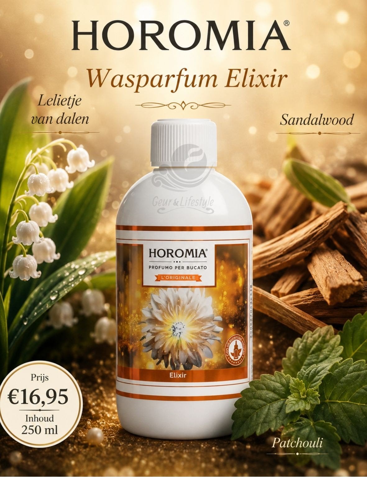 Horomia Wasparfum Elixir - 250 ml met 15% korting, Ophalen of Verzenden, Nieuw