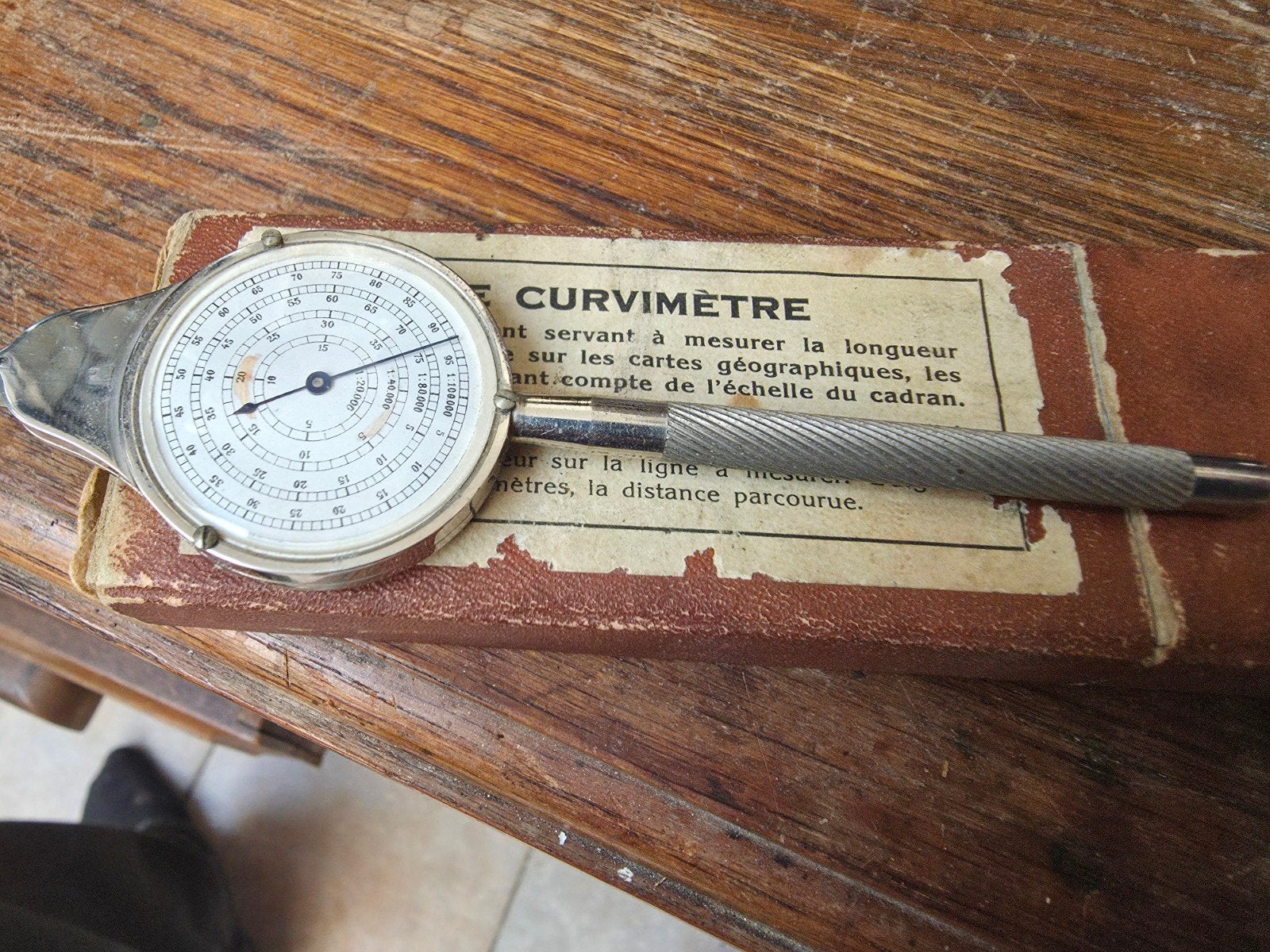 Vintage Curvimeter/Kaartmeter met Originele Doos, Ophalen of Verzenden