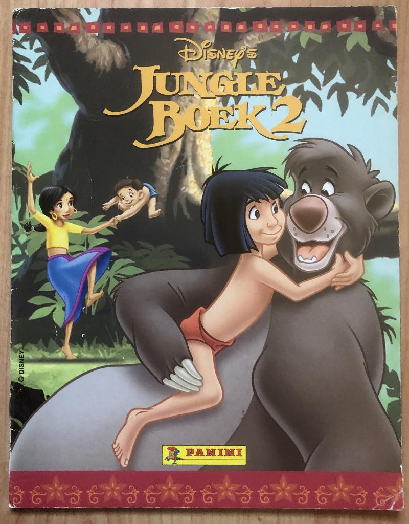 DISNEY'S JUNGLE BOEK 2 - PANINI - COMPLEET ALBUM MET, Verzamelen, Ophalen of Verzenden, Overige figuren, Zo goed als nieuw, Overige typen