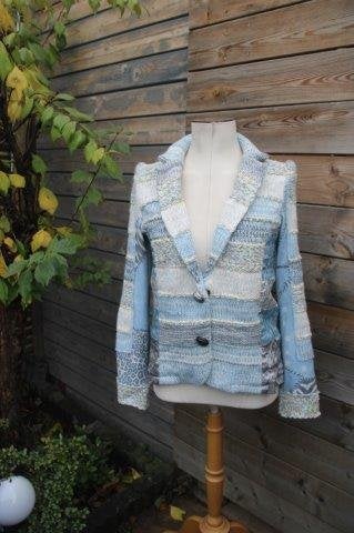 Vest lichtblauw/ creme Lulu-H mt S Winter Vaste prijs AANBIE, Blauw, Ophalen of Verzenden, Zo goed als nieuw, Maat 36 (S)