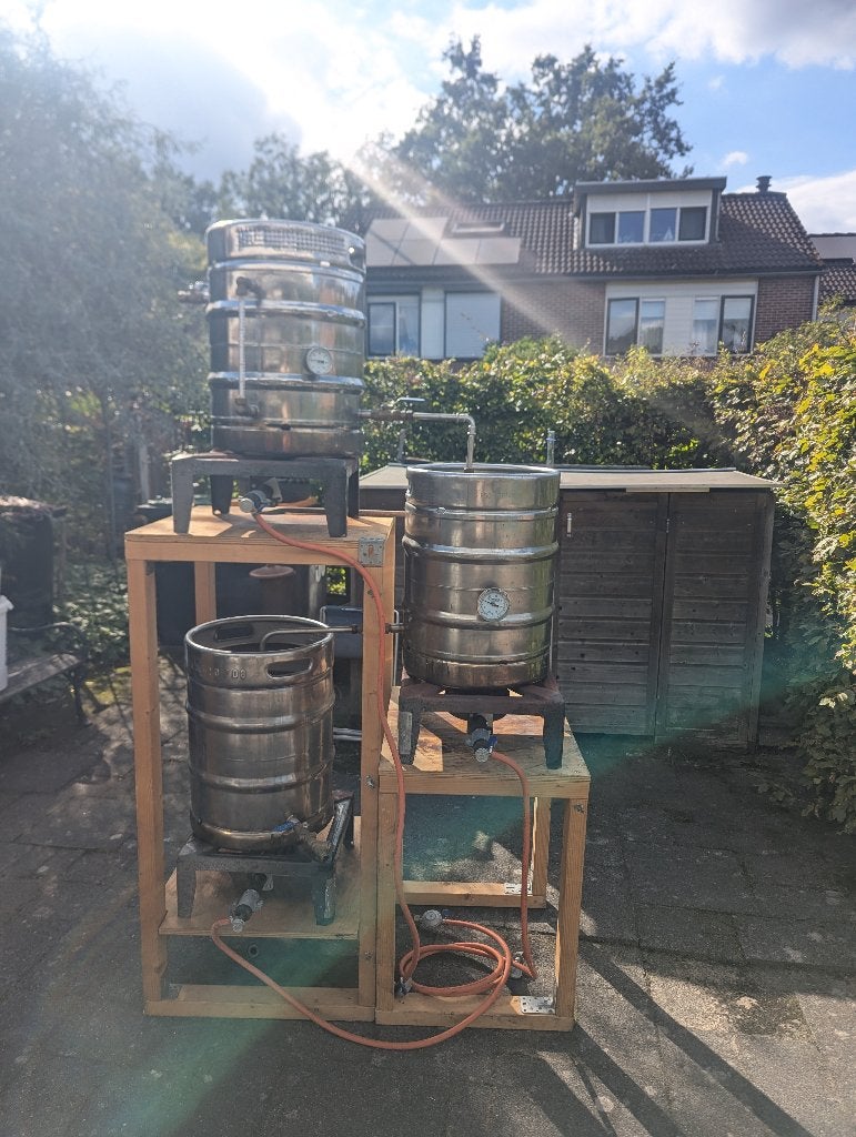 Complete brouw installatie, Ophalen, Gebruikt