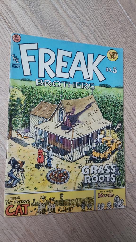 The Fabulous Furry Freak Brothers No. 5- USA, Amerika, Ophalen of Verzenden, Gilbert Shelton, Gelezen