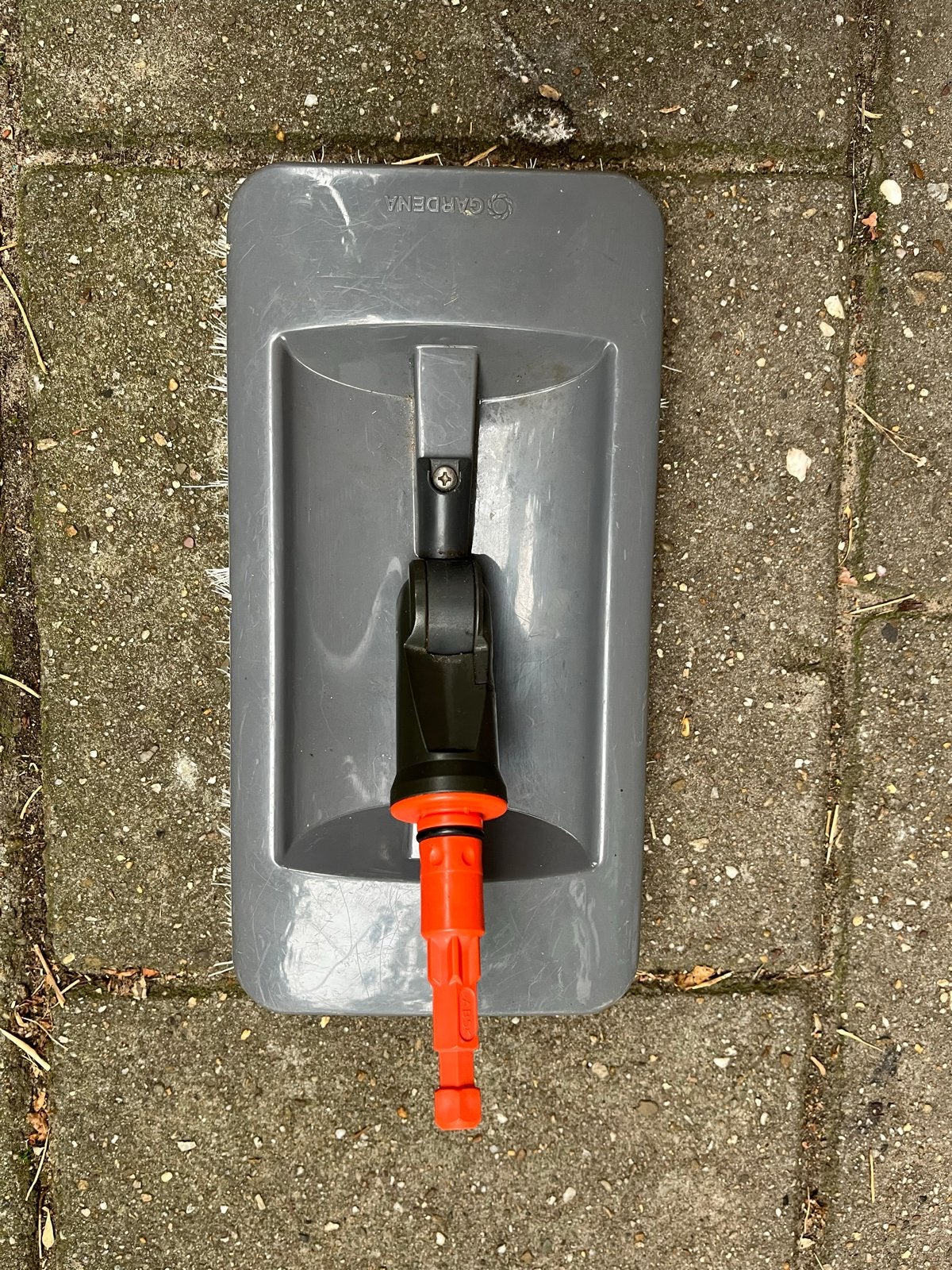 Gardena waterborstel voor terras en bestrating, Ophalen of Verzenden, Gebruikt, Overige soorten