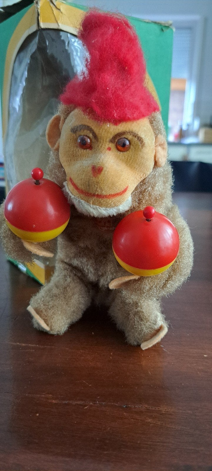 Vintage Max Carl mechanisch aapje - met Originele doos jaren, Ophalen