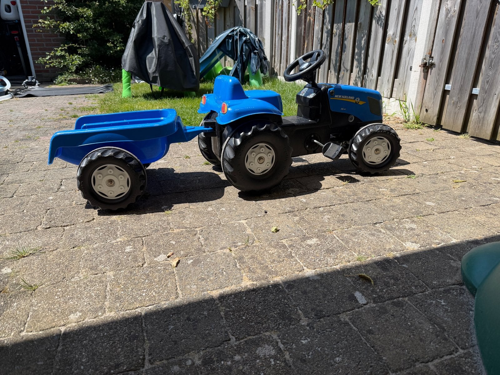 New Holland Trap trekker met aanhanger, Ophalen, Gebruikt, Trapvoertuig