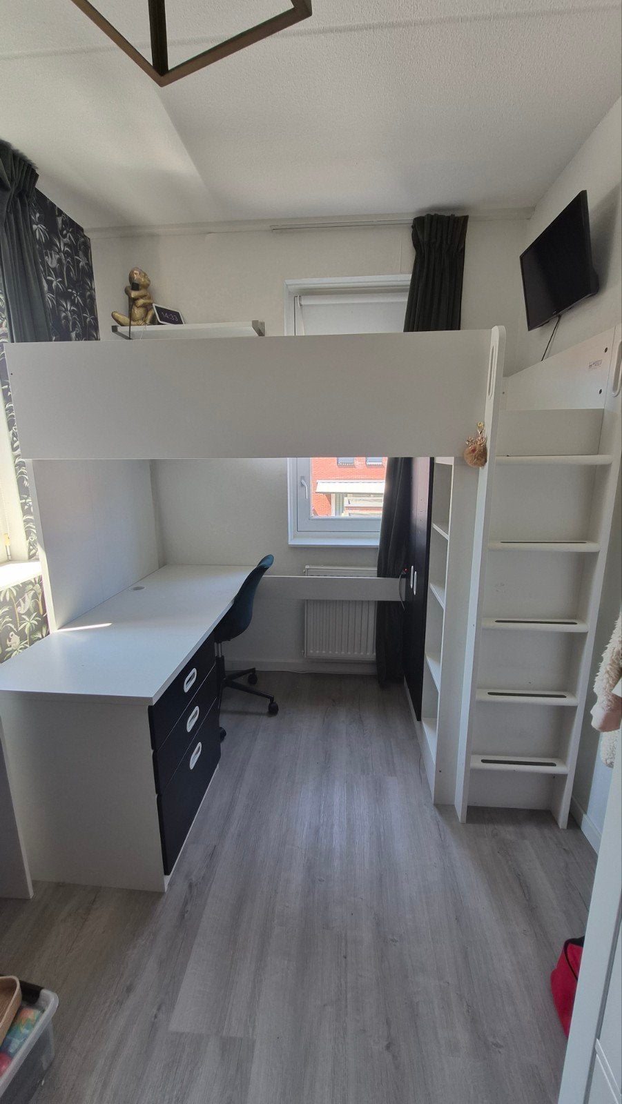 IKEA Stuva Hoogslaper met bureau en kast - Gebruikt, Kinderen en Baby's, Kinderkamer | Stapelbedden en Hoogslapers, Ophalen, Gebruikt