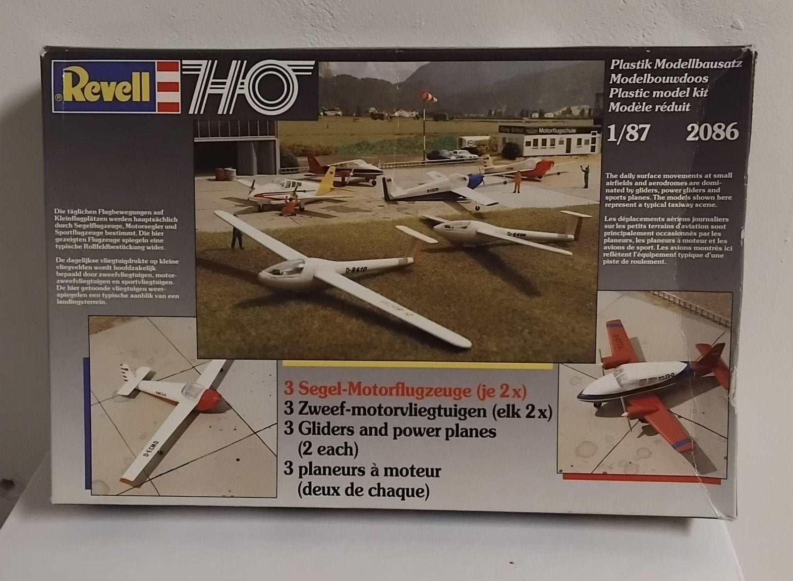 Revell HO. Zweef-motorvliegtuigen. Revell 2086., 1:72 tot 1:144, Revell, Ophalen of Verzenden, Zo goed als nieuw