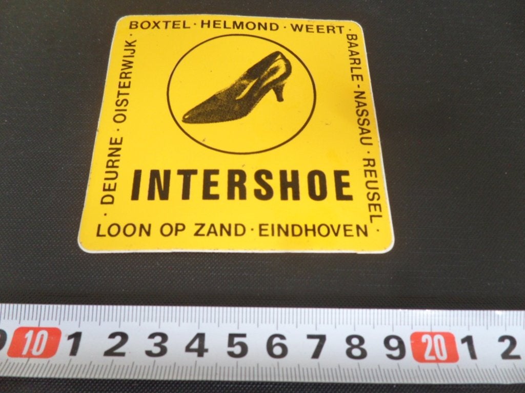 sticker ehv helmond weert boxtel oisterwijk reusel INTERSHOE, Ophalen of Verzenden, Zo goed als nieuw