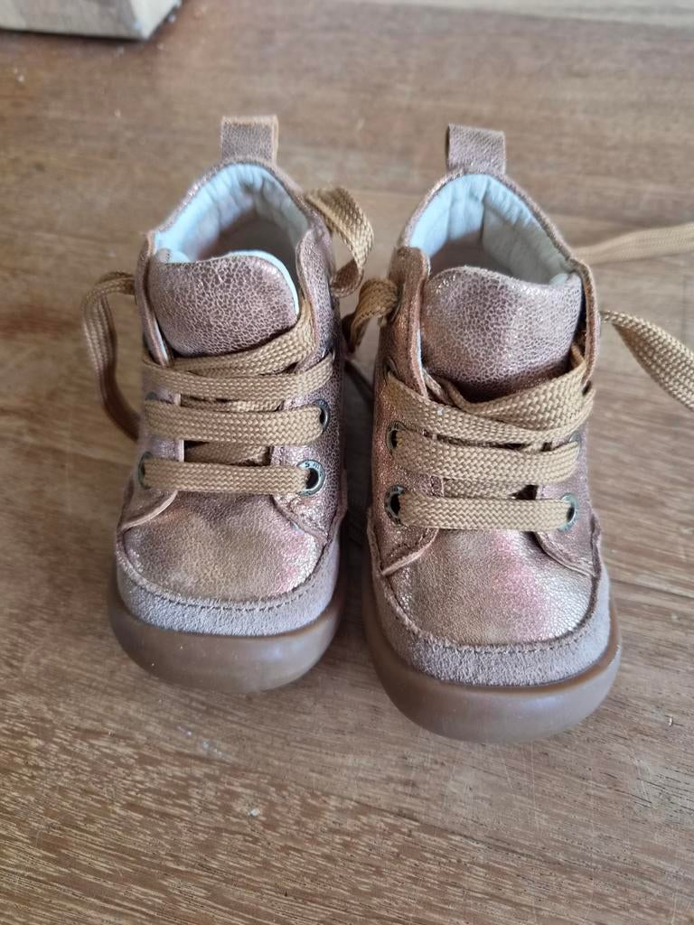 Shoesme metallic bronzen schoenen maat 19, Schoentjes, Meisje, Ophalen of Verzenden, Zo goed als nieuw