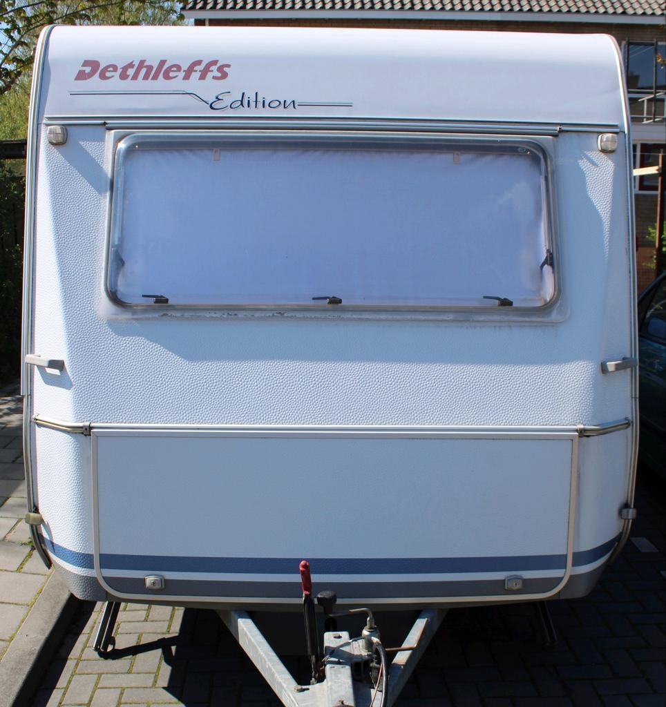 Dethleffs edition RD3 isabella ventura D300 voortent, Treinzit, Particulier, 750 - 1000 kg, Dwarsbed