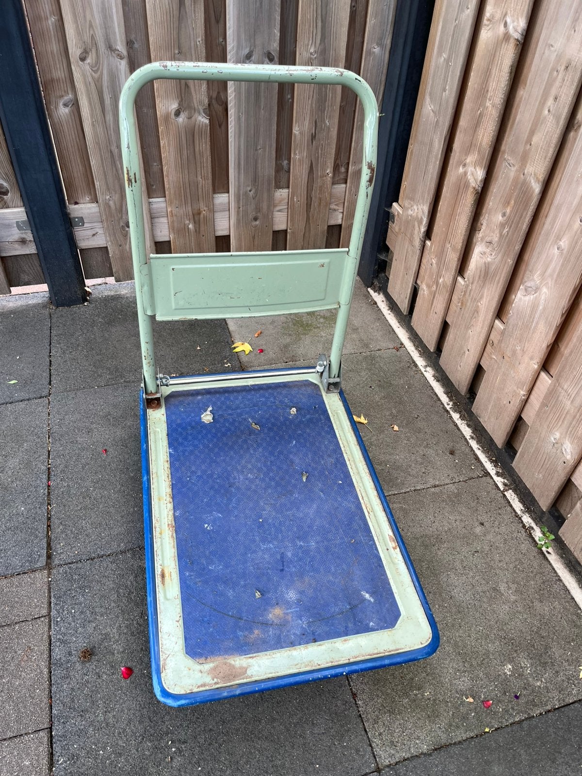 Transsport karretje., Doe-het-zelf en Verbouw, Transportwagens, 100 liter of meer, Ophalen, Zo goed als nieuw, Transportkar
