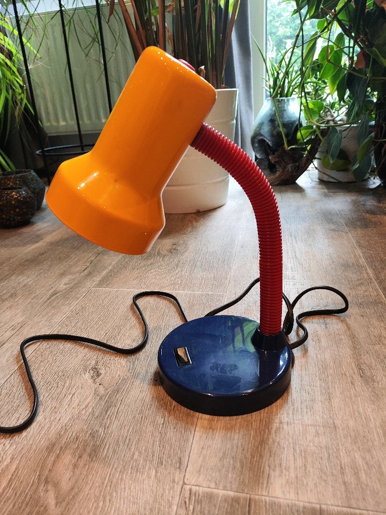 Vintage Memphis-Style Bureaulamp van Massive, Ophalen of Verzenden
