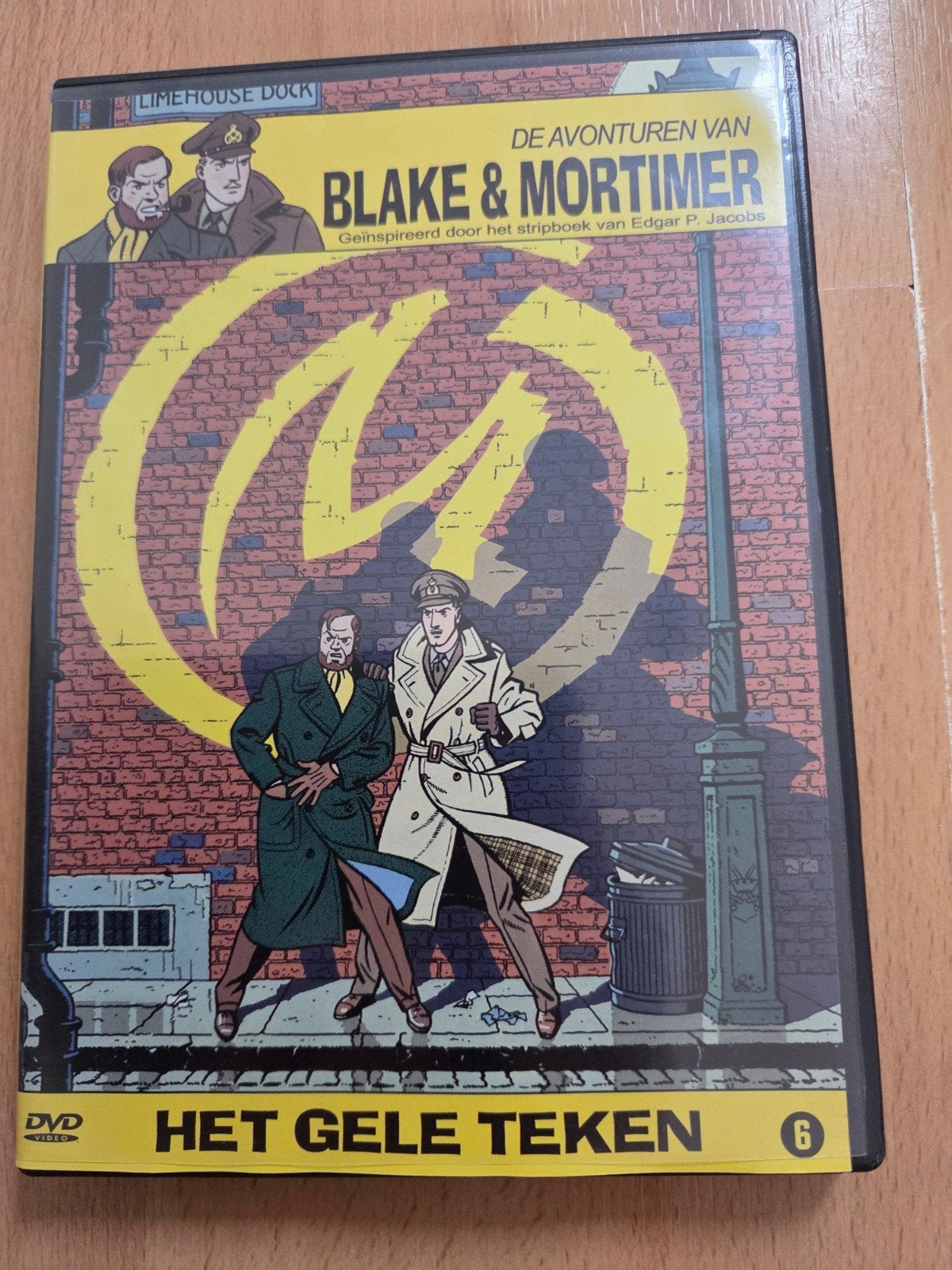 Blake & Mortimer - Het Gele Teken (DVD), Europees, Gebruikt, Tekenfilm, Engels