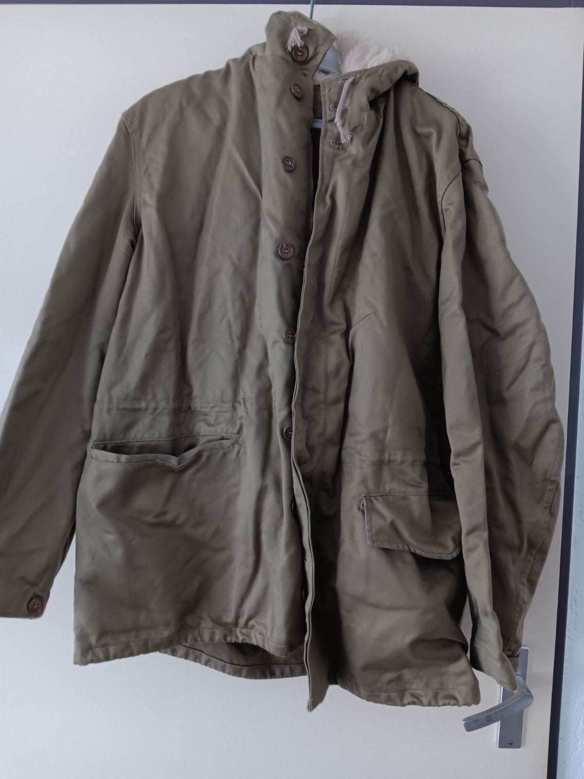 doorwerkjas, Ophalen, Maat 48/50 (M), Beige, Zo goed als nieuw