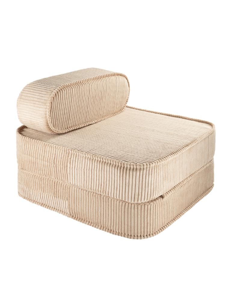 Klapstoel Matras Corduroy Suiker Bruin Wigiwama, Minder dan 50 cm, 125 cm of meer, Nieuw, Ophalen of Verzenden