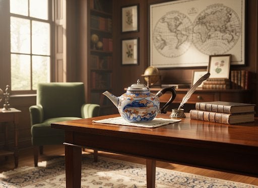 Kangxi imari theepot met zilveren montuur, ca. 1710, Verzenden