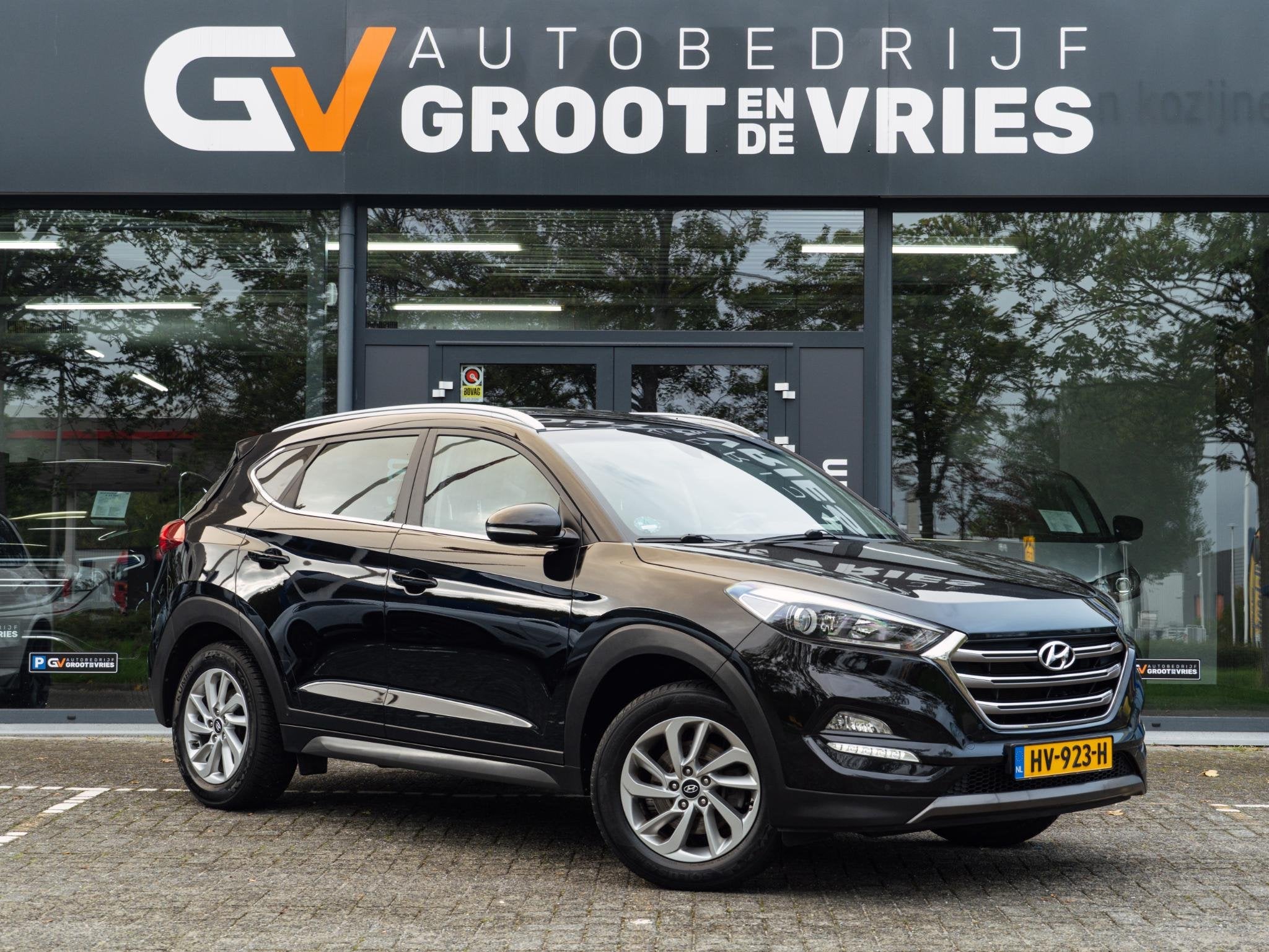 Hyundai Tucson 1.6 GDi Comfort|Orig NL|Navi|Trekhaak|Camera, Auto's, Voorwielaandrijving, Stof, Gebruikt, 4 cilinders
