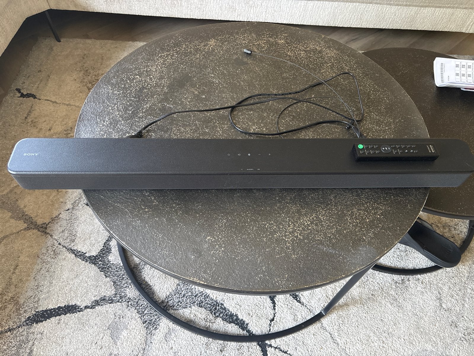 Sony Soundbar met afstandsbediening en Bluetooth, Ophalen, Bluetooth, Zo goed als nieuw