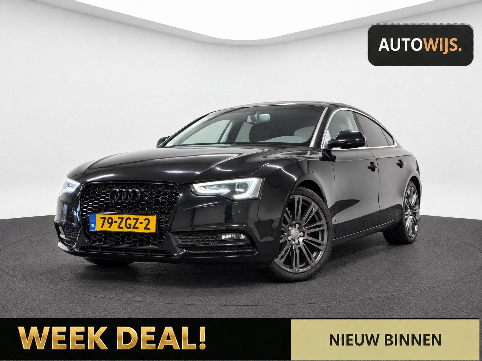 Audi A5 Sportback 1.8 TFSI Pro Line|LED|FACELIFT|NL AUTO|NAV, Auto's, Voorwielaandrijving, Gebruikt, Zwart, 4 cilinders