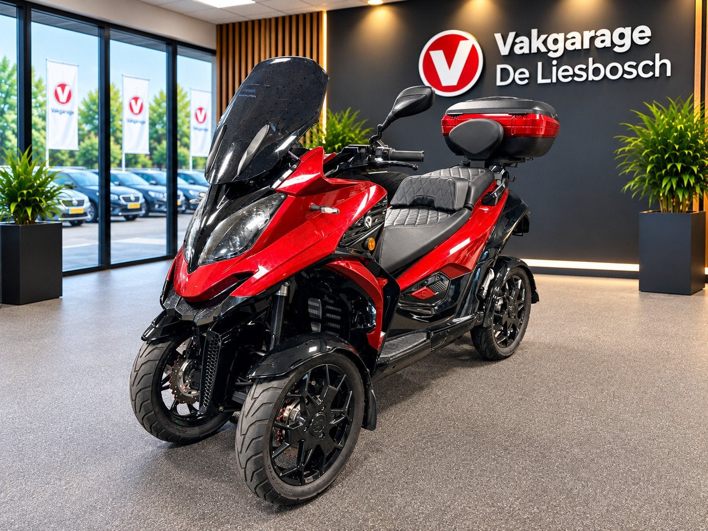 Quadro Scooter Qooder QV4 1890km / topkoffer /, Motoren, Scooter, 399 cc, Quadro, Automaat