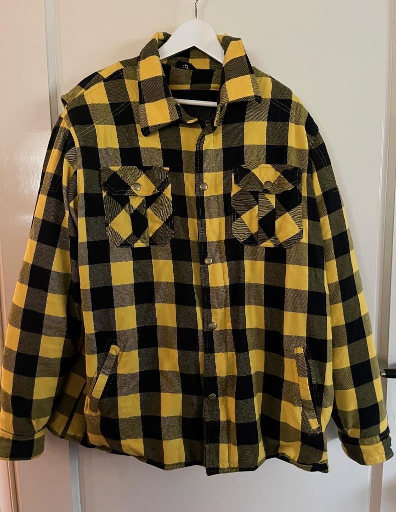 Desi Lumberjack Motorjas inclusief (uitneembare) protectie, Motoren, Ophalen of Verzenden, Tweedehands, Heren, Jas | textiel