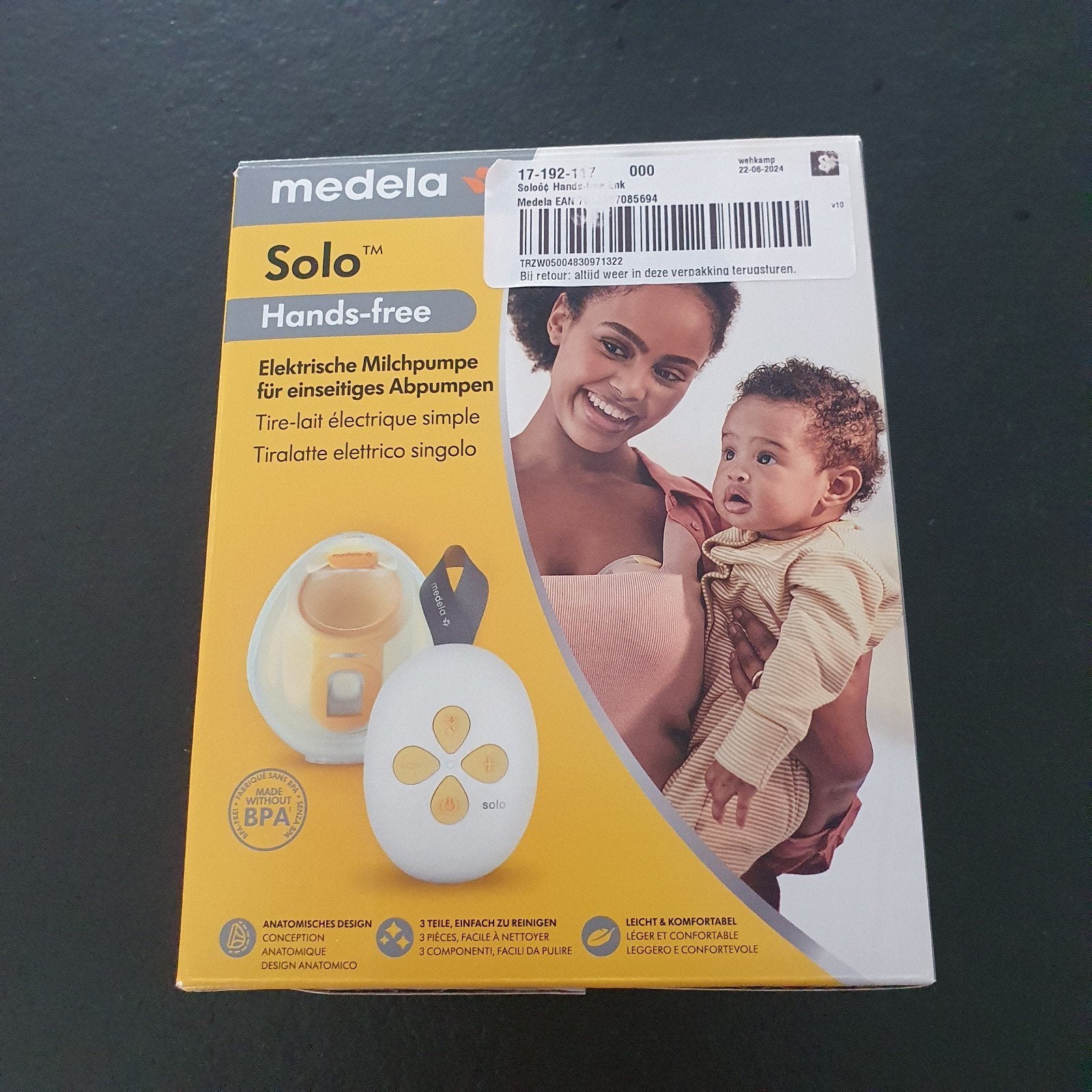 Medela Solo Hands-free elektrische borstkolf, Ophalen of Verzenden