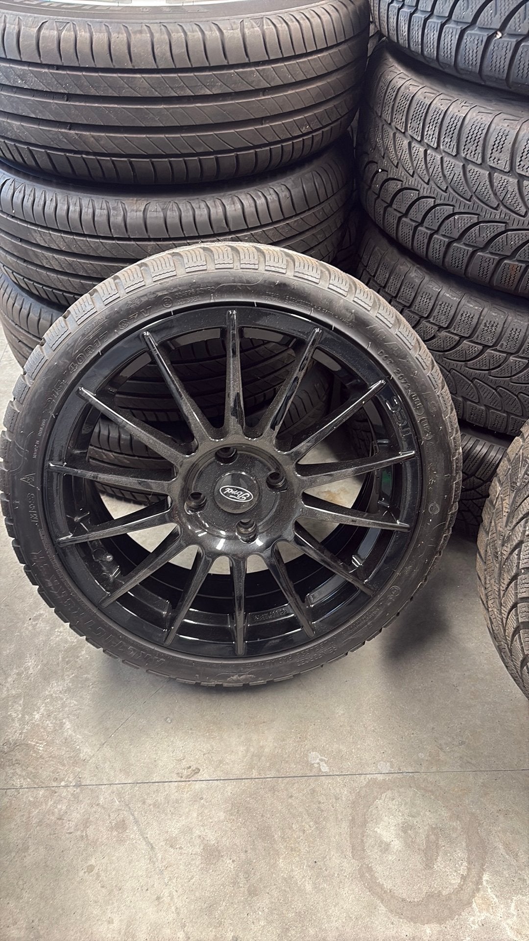 Ford fiesta winterset winterbanden, Banden en Velgen, 17 inch, Personenwagen, Gebruikt