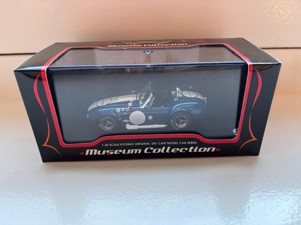 Kyosho 1:43 Shelby Cobra 427 S/C Blue metallic - 03015BL, Ophalen of Verzenden, Auto, Kyosho