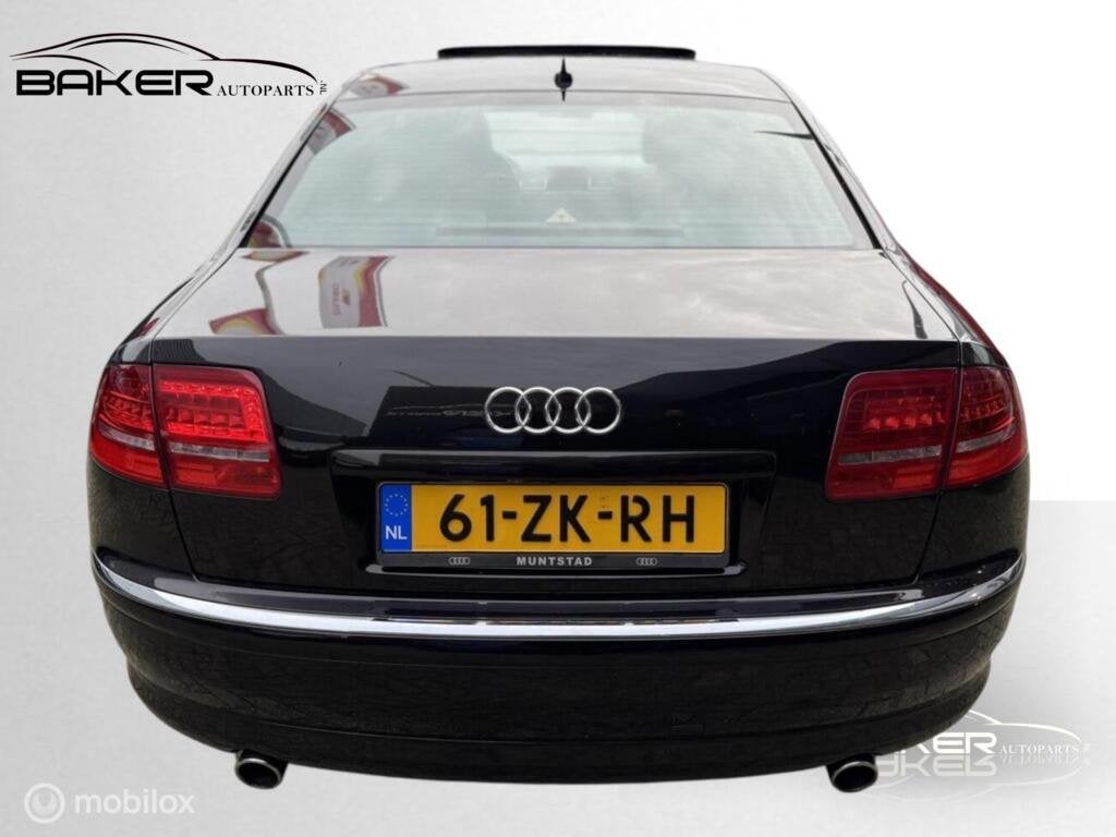 Achterbumper zwart lz9x Audi A8 D3 ('02-'10), Auto-onderdelen, Audi, Gebruikt, Achter, Bumper