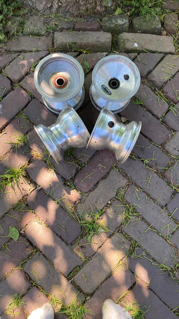 Kart velgen, Jet Wheels Heavy duty velgen maat 10x4.5x5.0, Sport en Fitness, Karting, Ophalen of Verzenden, Zo goed als nieuw