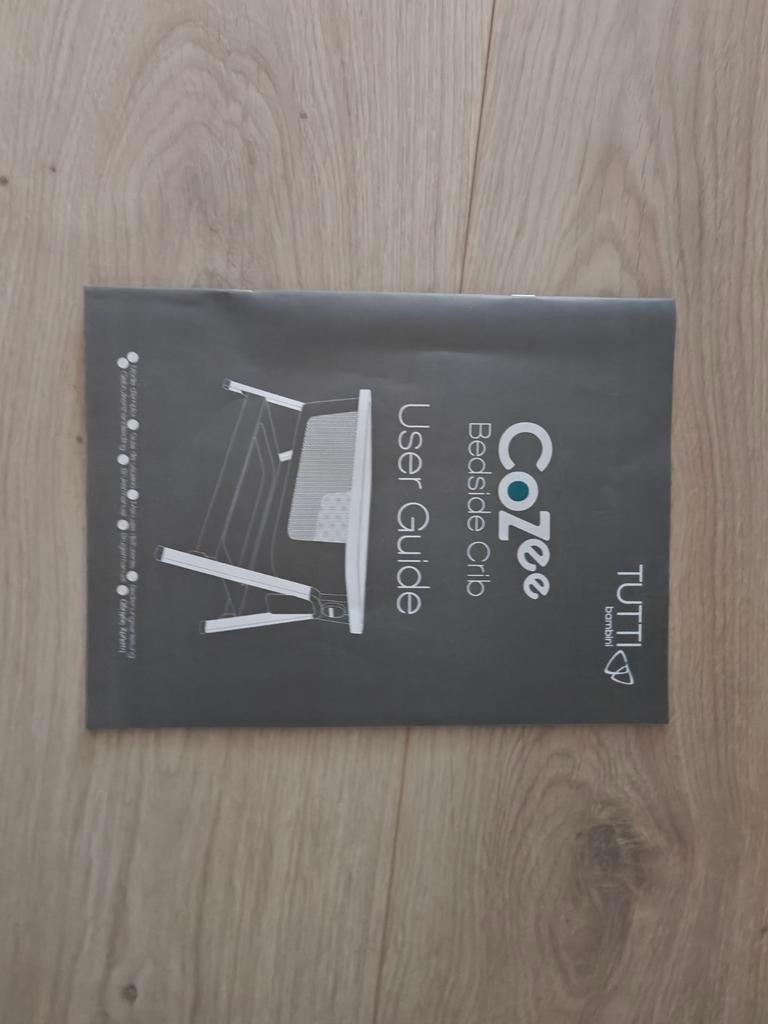 CoZee Bedside Crib opvouwbaar, in hoogte verstelbaar, Ophalen, Ledikant