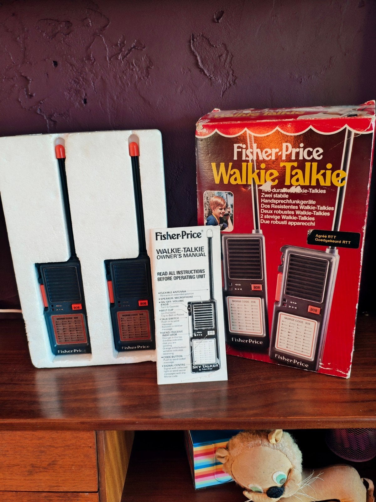 Vintage Fisher-Price Sky Talkers Walkie-Talkies in Doos!

Te, Ophalen of Verzenden, Huis en Inrichting